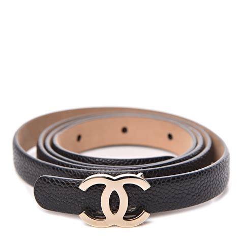 chanel skinny belt